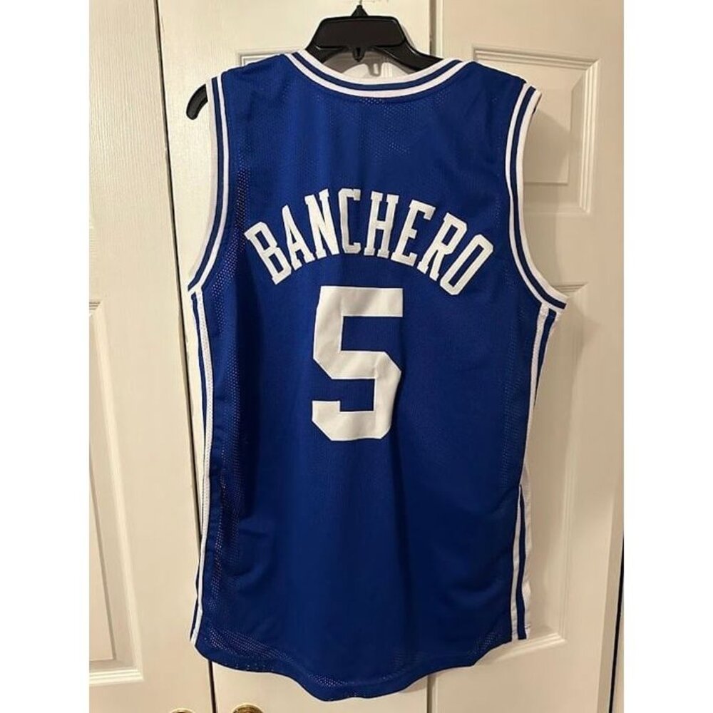 COPY - Paulo Banchero Duke Blue Devils Size XL Custom Framing Jersey